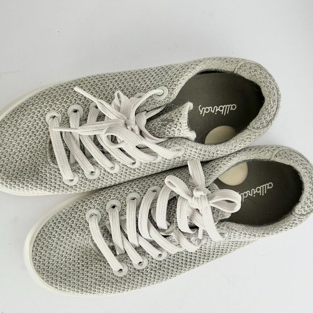 Allbirds Women's Tree Pipers Low-Top Sneakers Light Gray Luna, 8, normcore